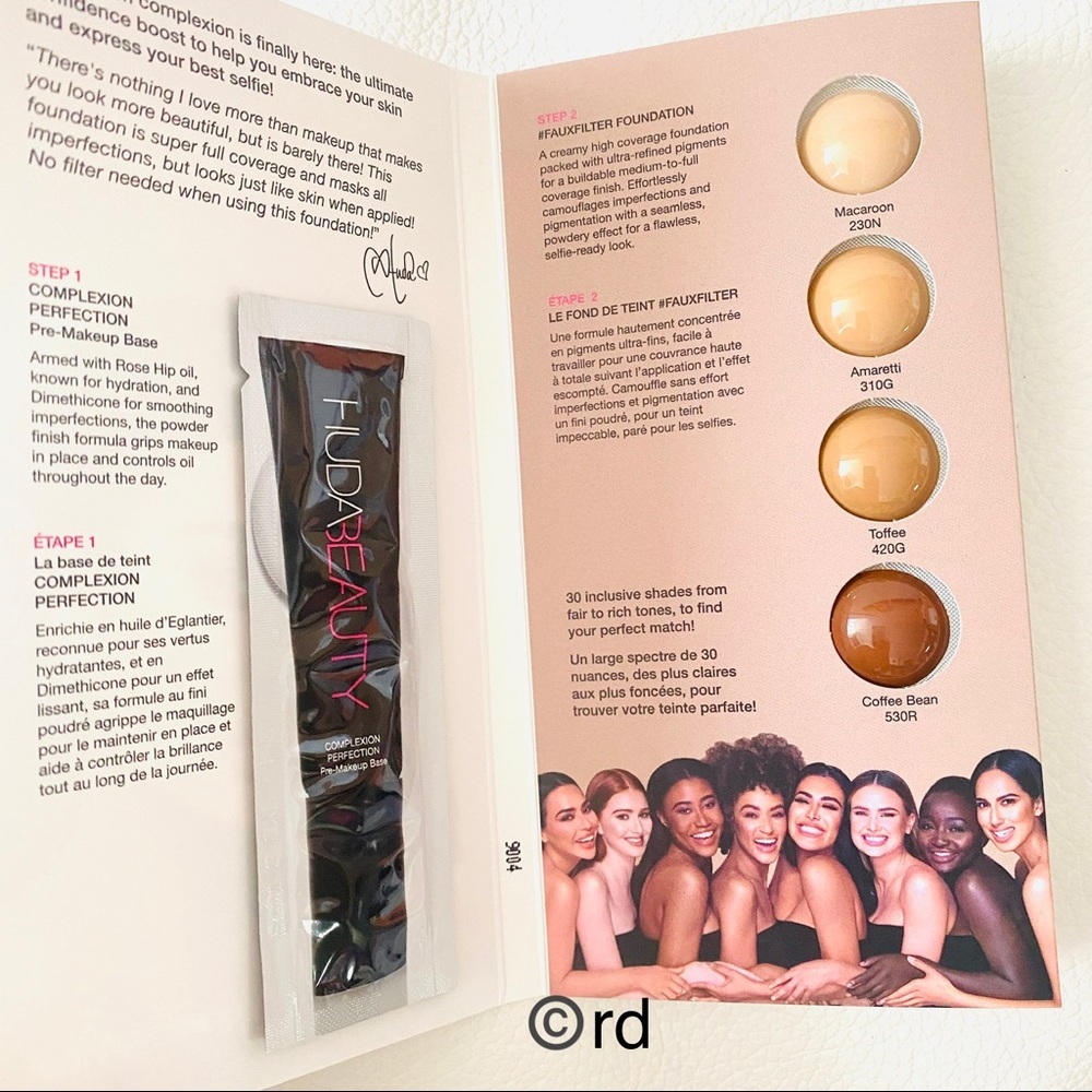 Huda Beauty Foundation & Primer Sample